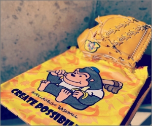 野球投手用グローブのごりら印の野球道具