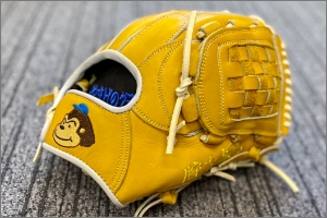 野球投手用グローブのごりら印の野球道具